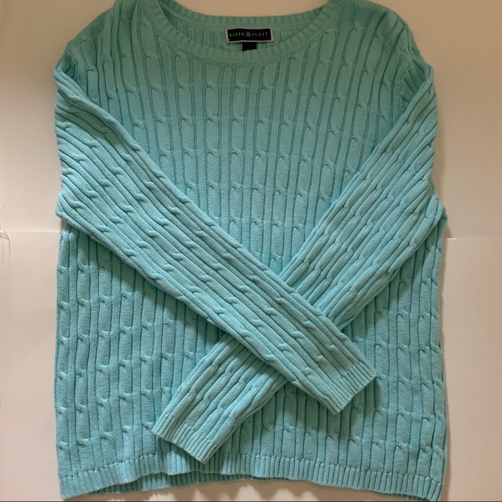 Turquoise sweater